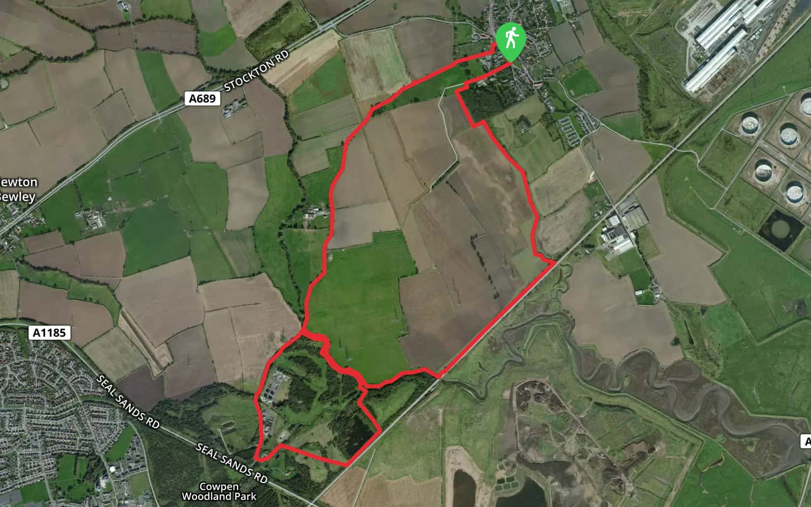 Greatham Cowpen Bewley by ianblack · MapHub