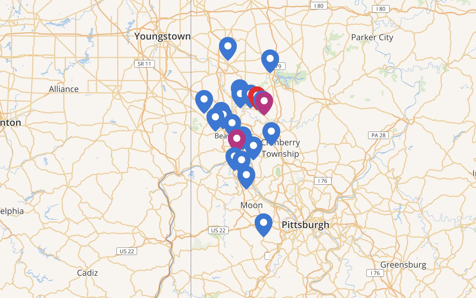 Auction Map by bidonestates · MapHub