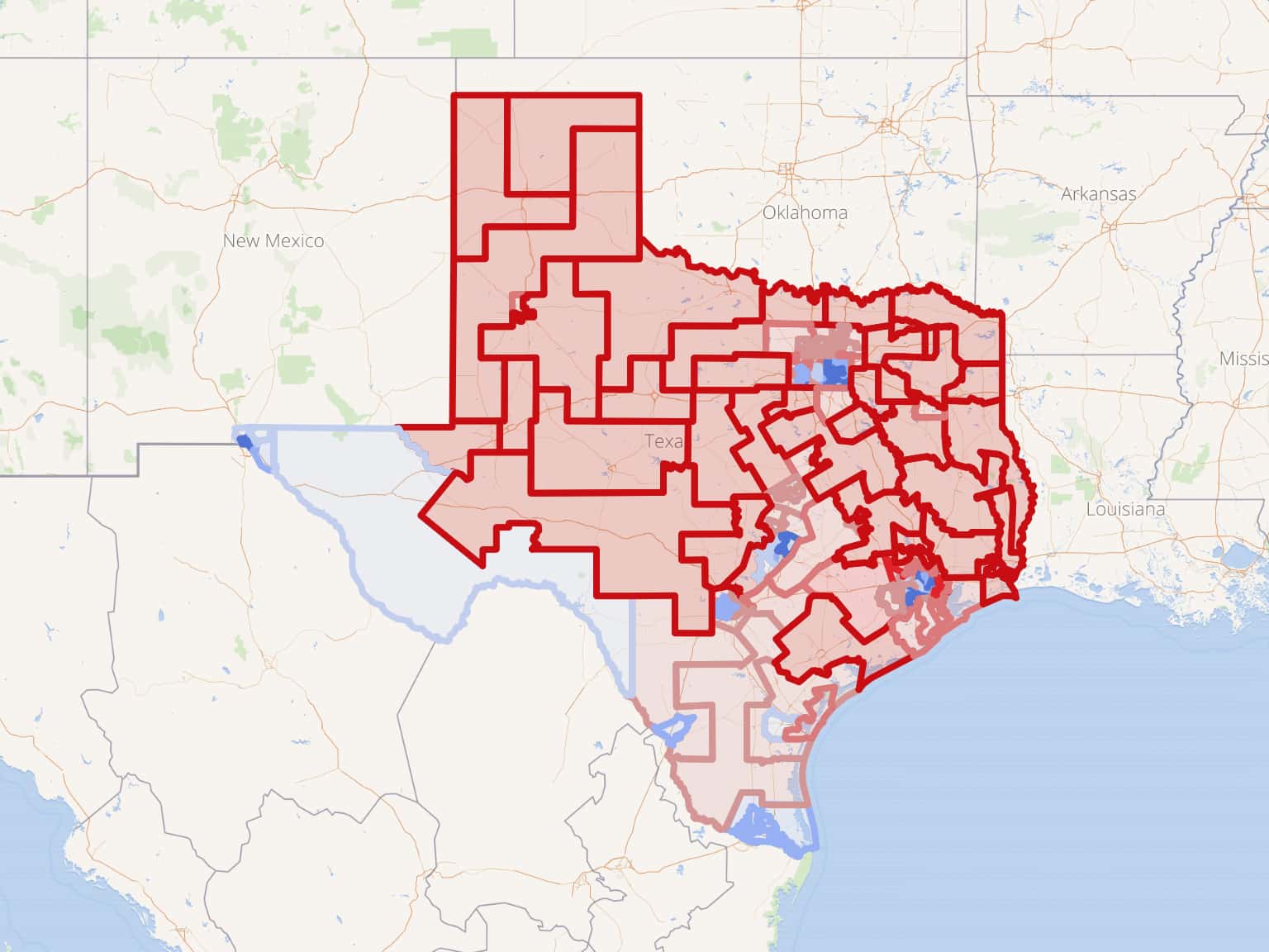 Texas State House Map (2022 TPI) by TheTexan · MapHub