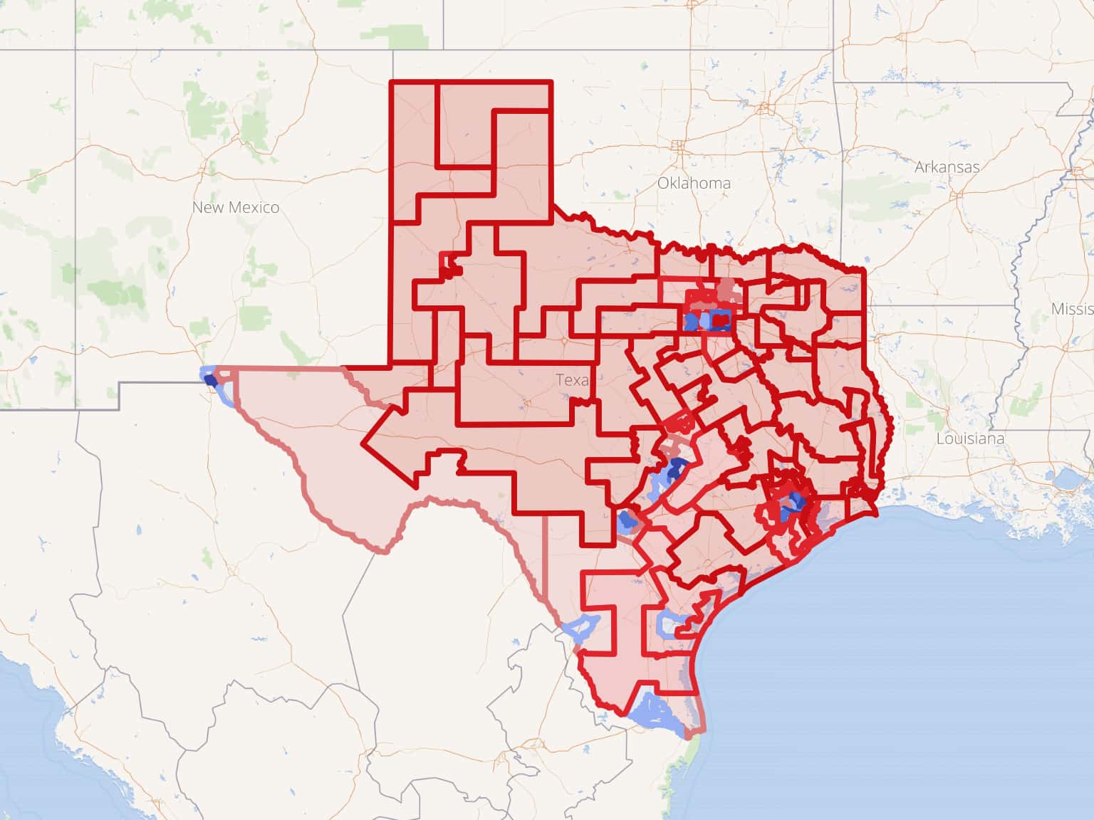 State House Map Texas State House Map (2022 TPI) by TheTexan · MapHub