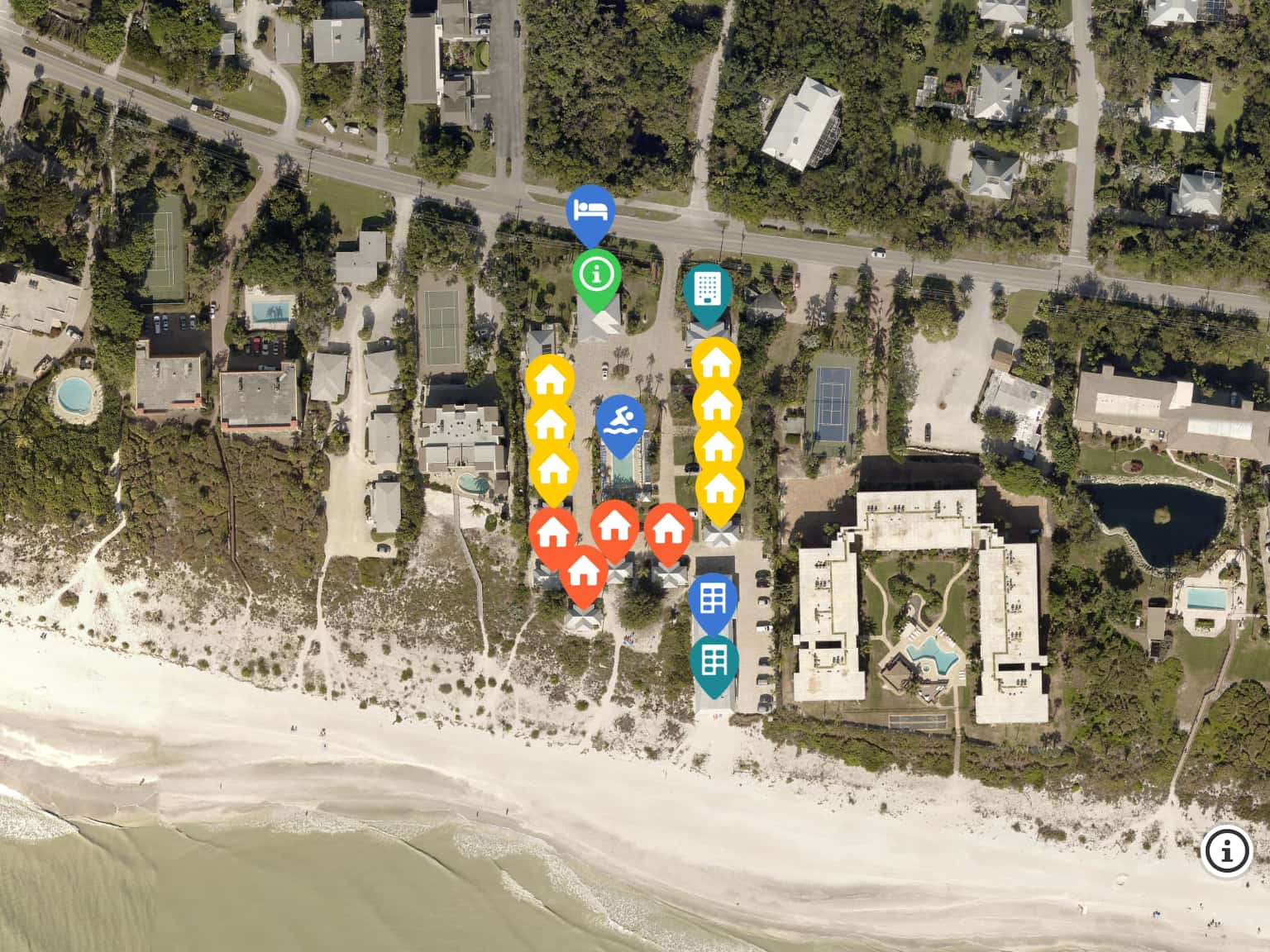 Shalimar Cottages Interactive Map by paradisecg · MapHub