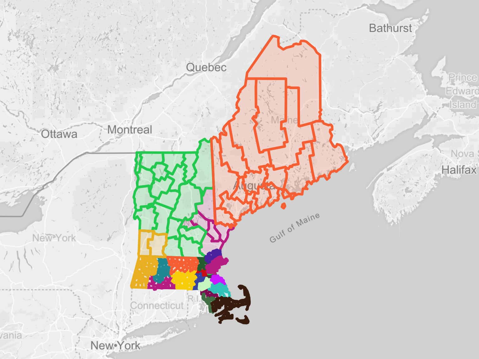 Mass Laborers Local Map Laborers District Council by kgraydon · MapHub