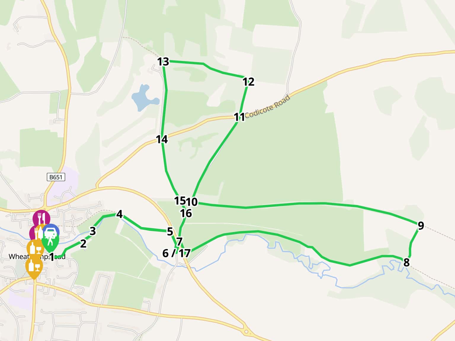 Walk 39: Ayot Greenway West Loop by breweruk · MapHub