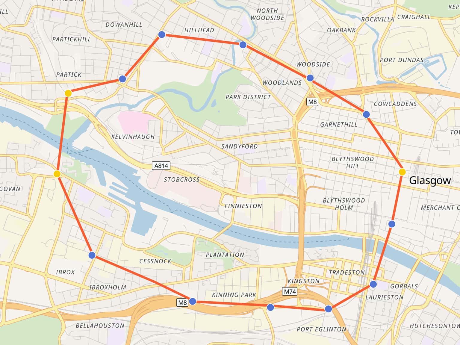 Glasgow Subway Map By Craigrshepherd MapHub Glasgow Subway Map By Craigrshepherd MapHub