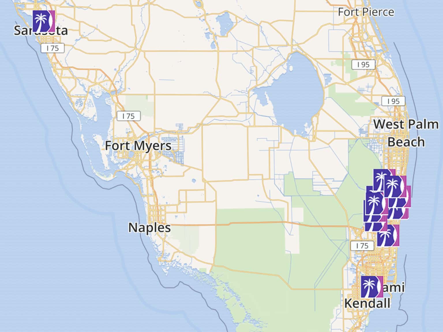 Florida Optometric Chapter Map Eye Physicians of Florida by elainebushey · MapHub