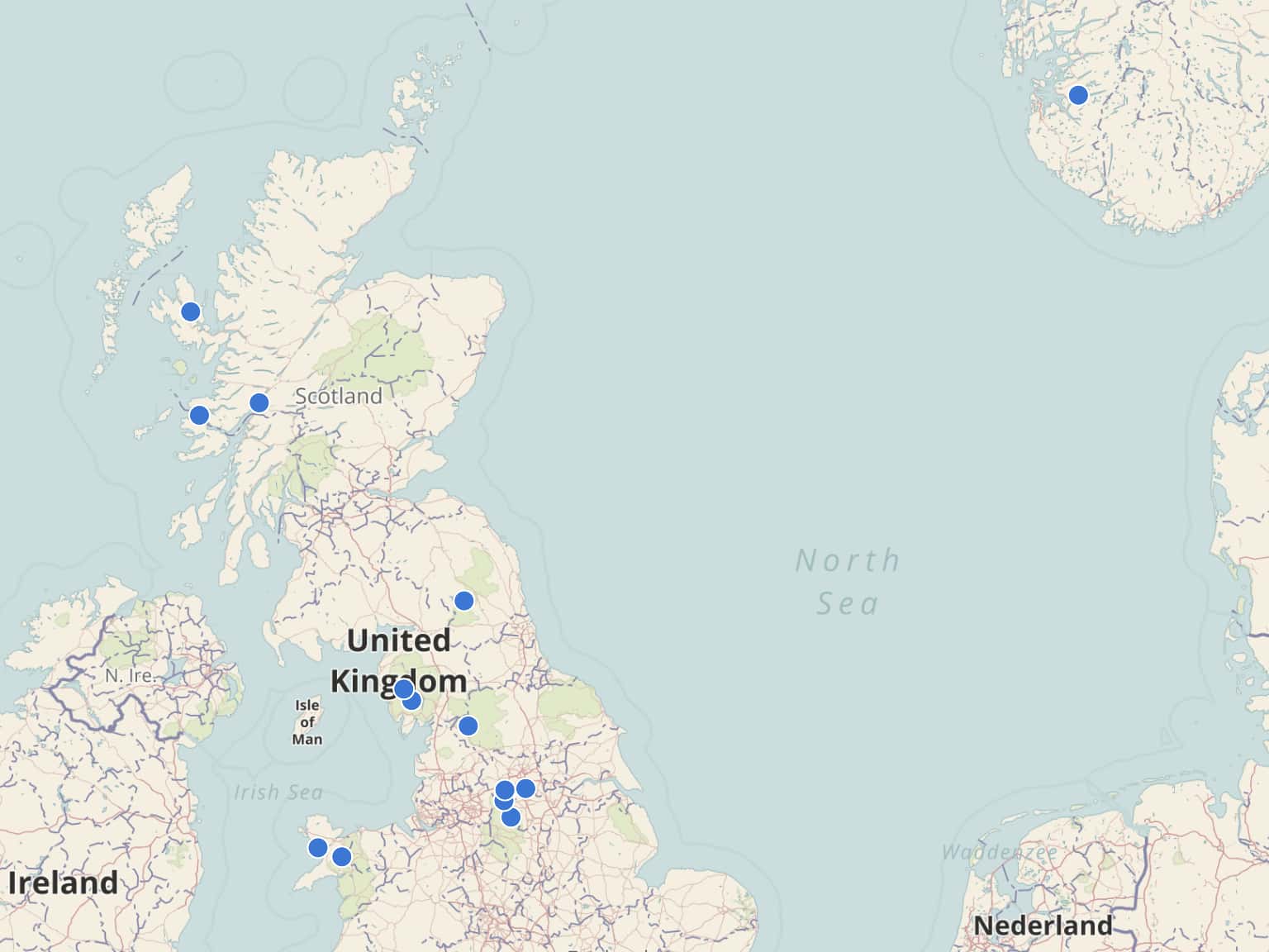 Boot Route activity locations by BootRoutes · MapHub