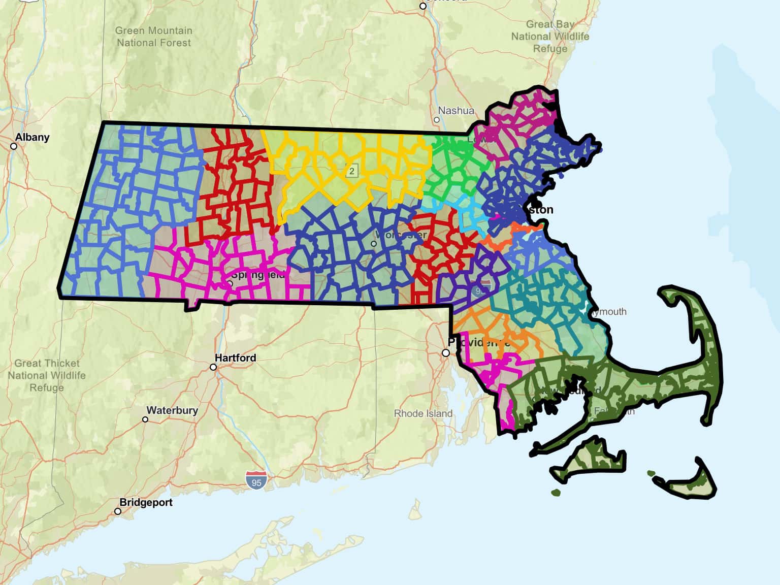 Mass Laborers Local Map LIUNA! Laborers- Massachusetts City and Town Jurisdiction by Local ...