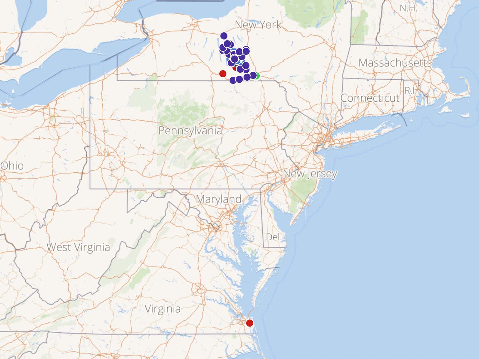 2019 Grant Map by Gthomson