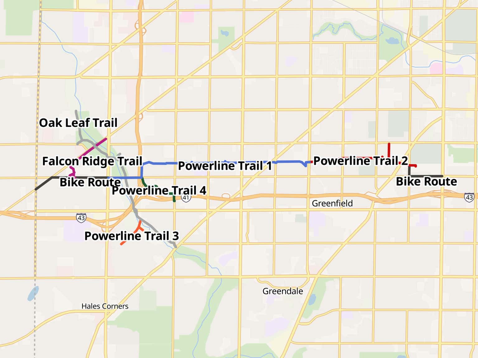 Powerline Trail by jeffk · MapHub