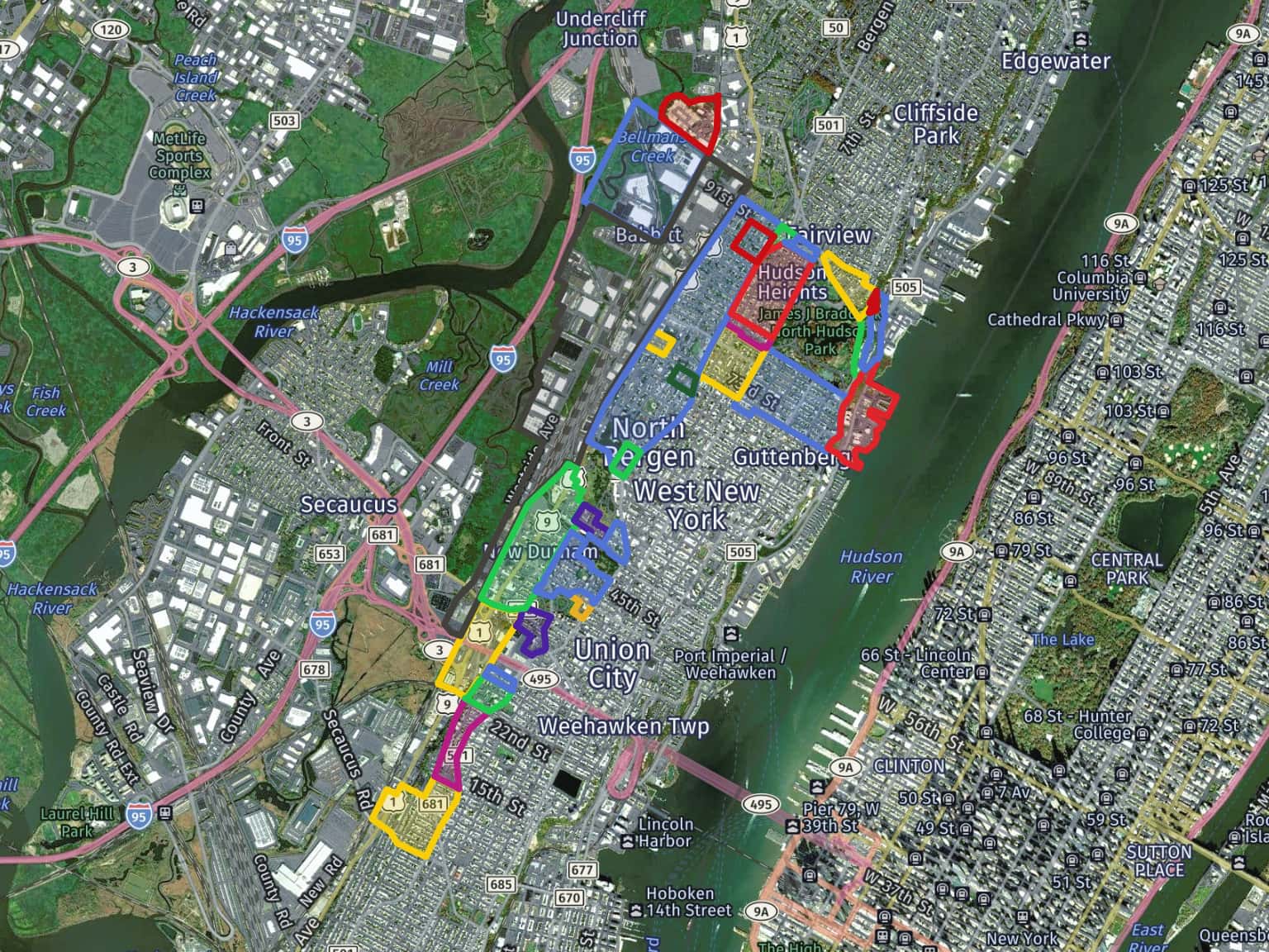 Know Your Neighborhood North Bergen by michaelpmaring · MapHub