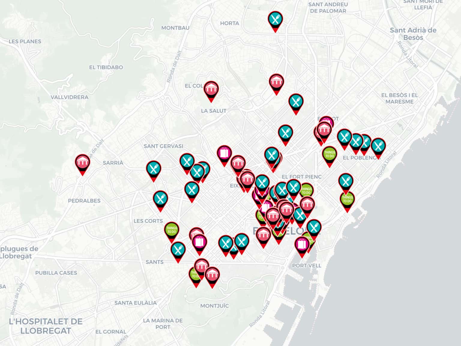 Mapa Time Out BCN eng 2019 by TimeOutBCN · MapHub