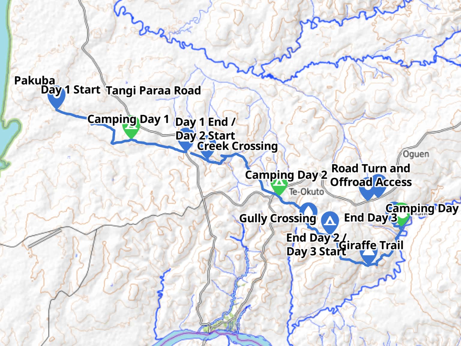 Murchison Three Day Walk Dec 2019 by ClutchAdventures · MapHub