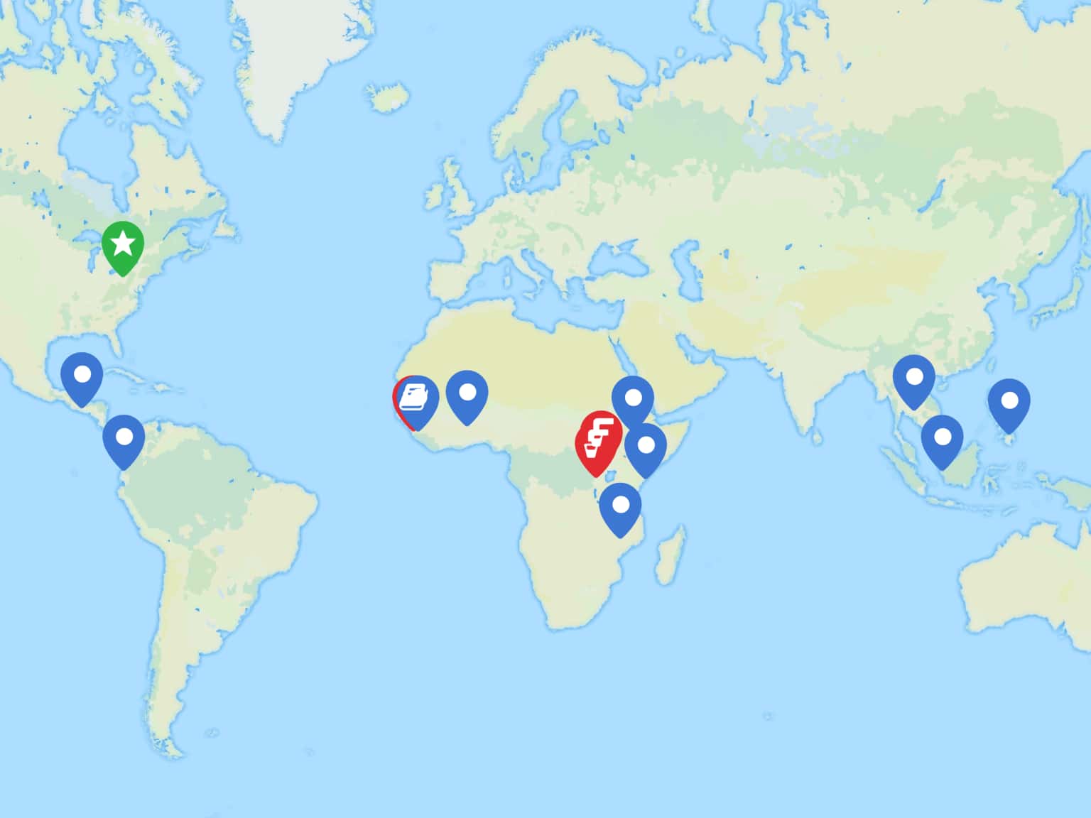 Project Water Interactive Map by naprojectwater · MapHub