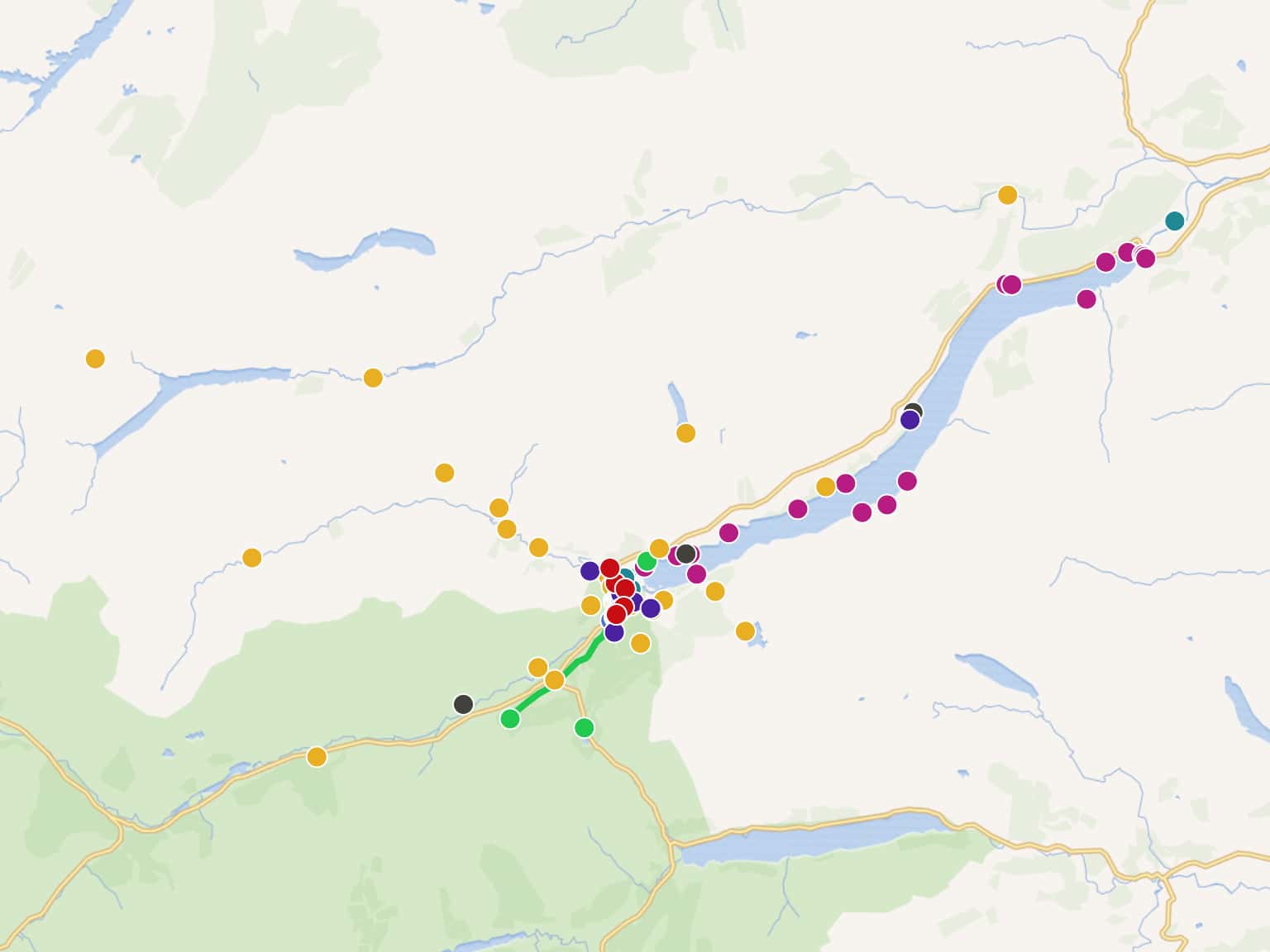 Killin Area Landmarks by Killin · MapHub