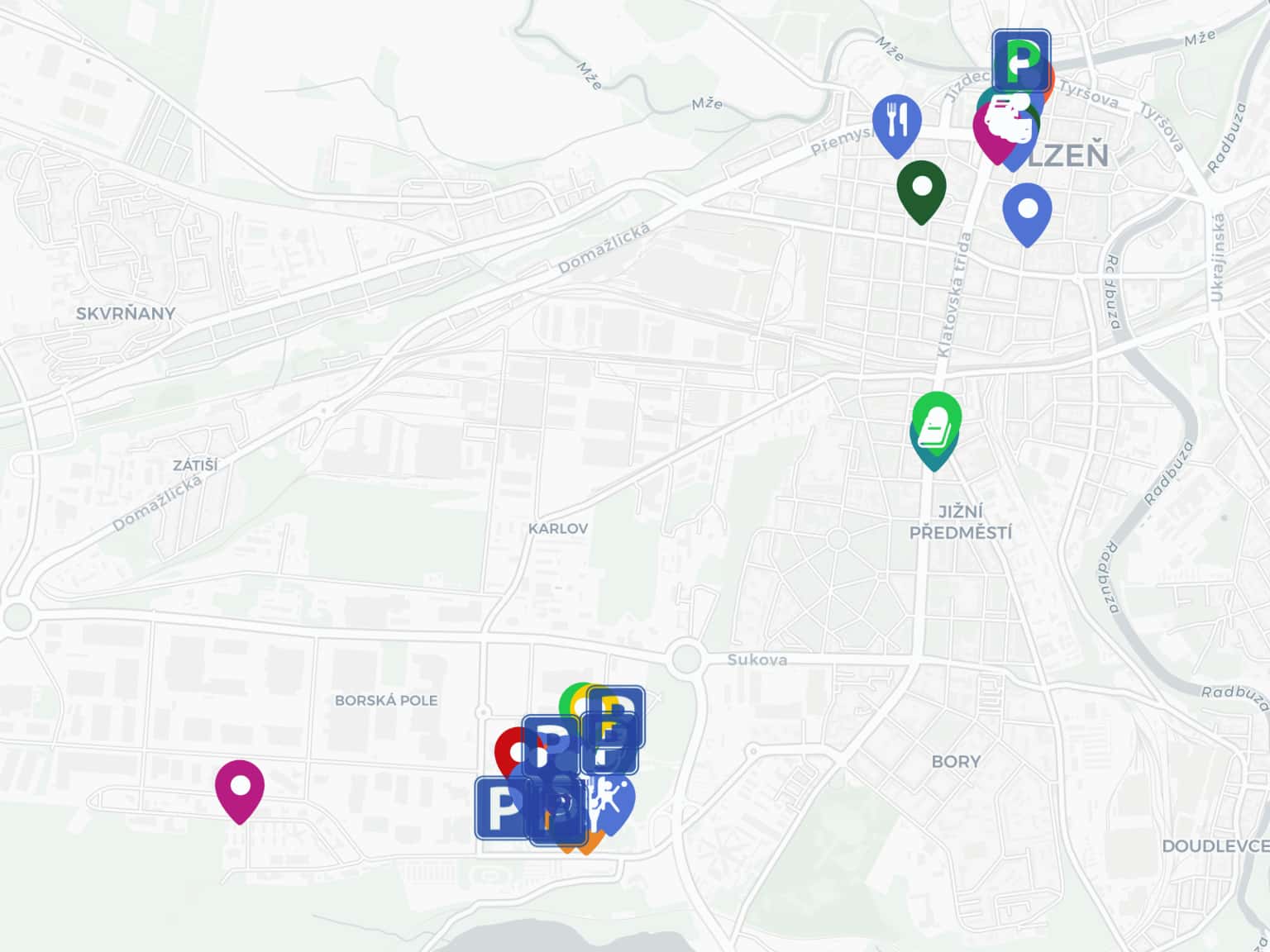 Czu Map Mapa ZČU by czvzcu · MapHub