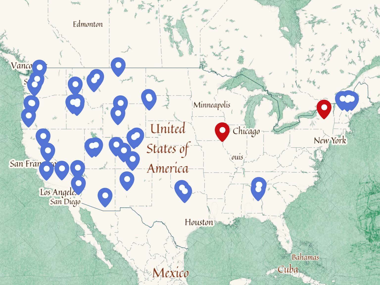 Gpa Members Map GPAA by Map_and_Explore · MapHub