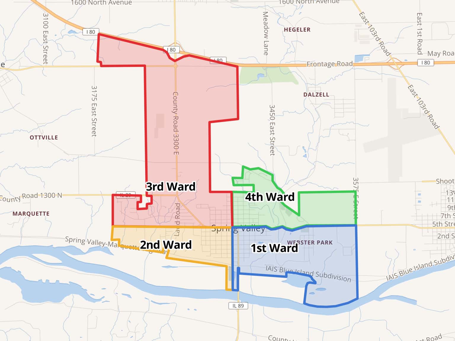 Spring Valley council results by · MapHub