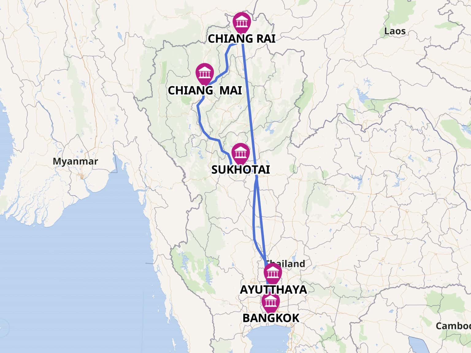 THAILANDIA OVERLAND By Territoriasia MapHub thailandia-overland-by-territoriasia-maphub