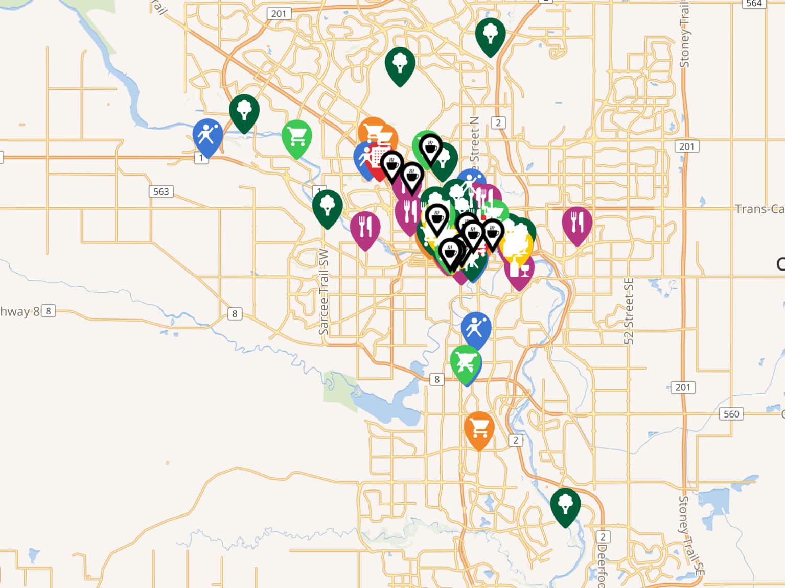 SAPL Calgary Resource Map by SAPL-MAP · MapHub