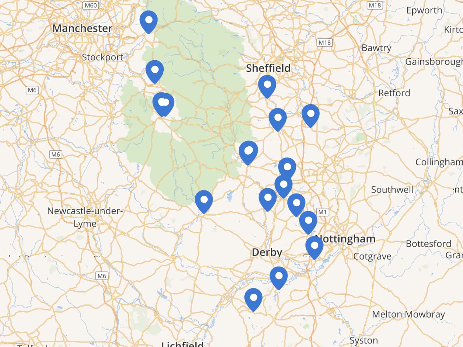 Derbyshire Breastfeeding Groups by BreastfeedingMap · MapHub