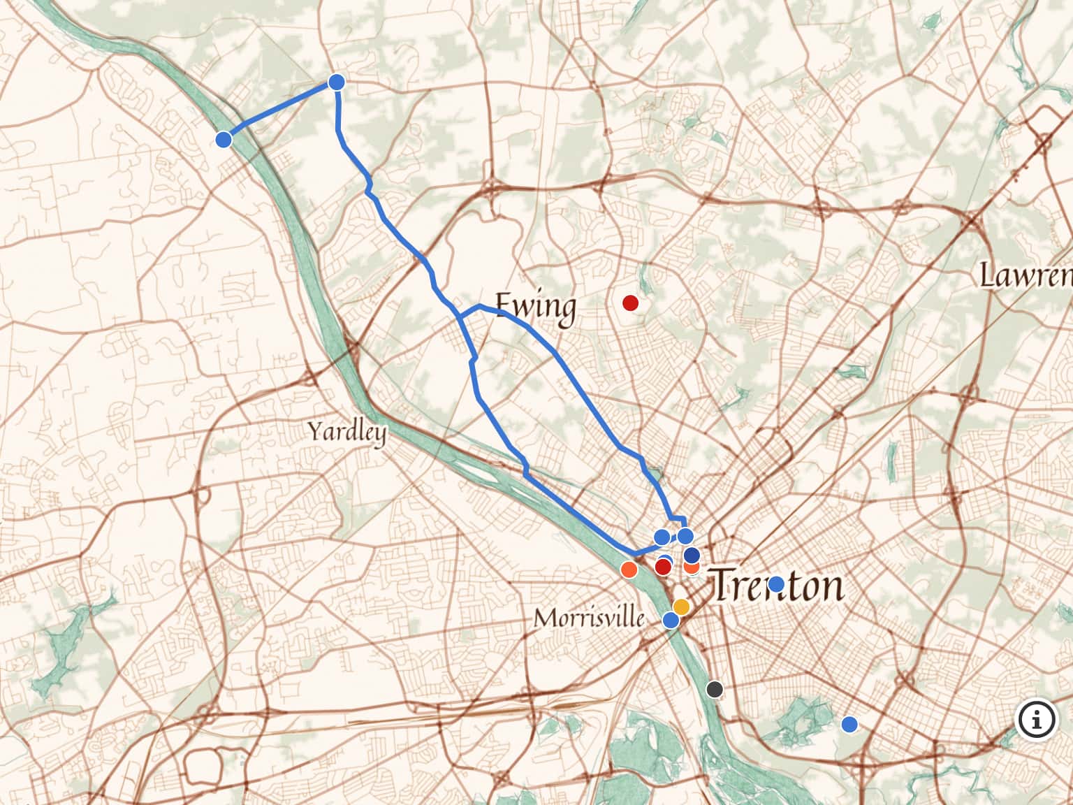 Trenton NJ Map(IICT) by Dora · MapHub