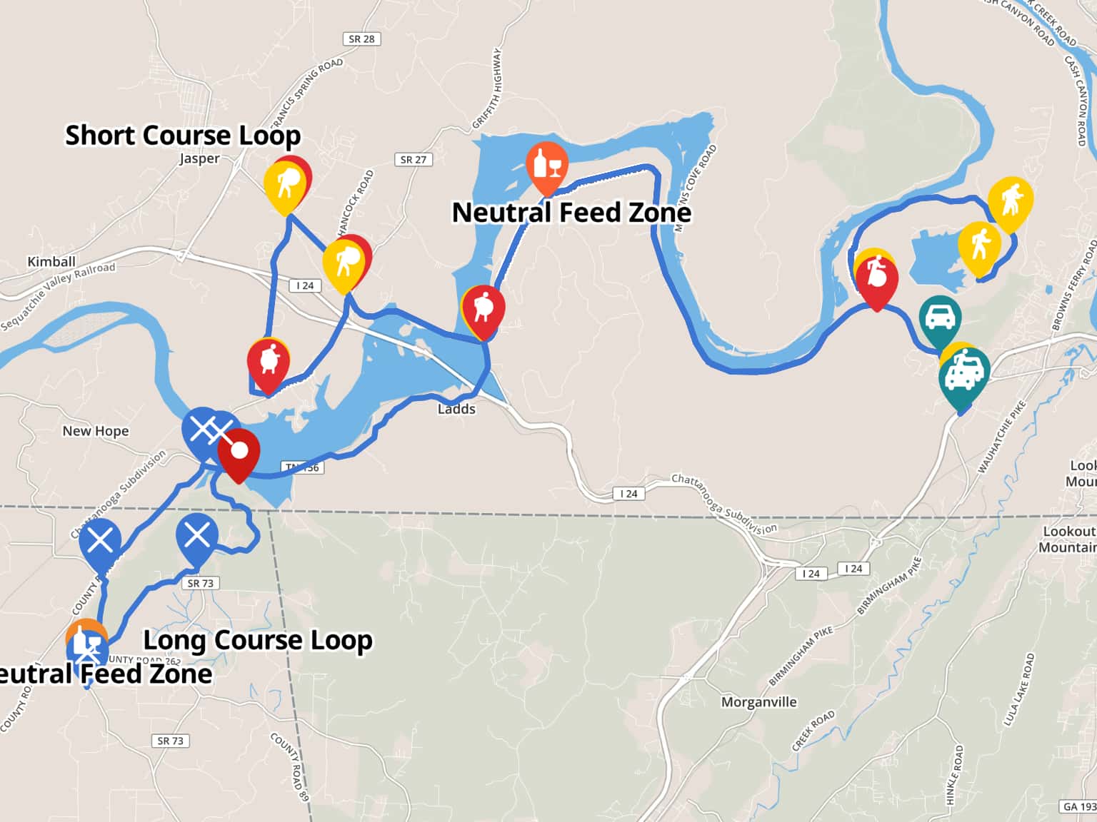 New River National Park Map