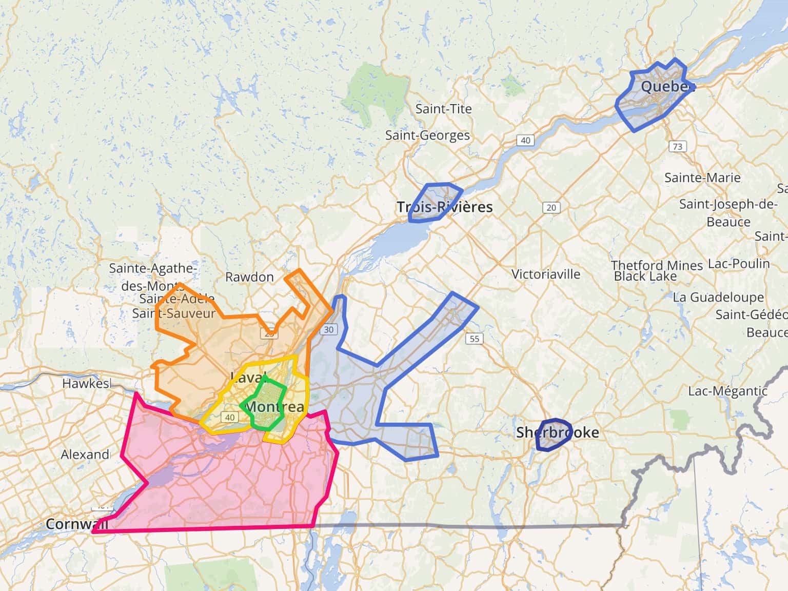 Zones de livraisons by fit-plans · MapHub