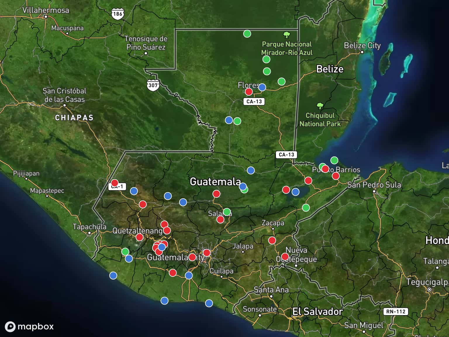 Guatemala Travel Map by WeWillNomad · MapHub