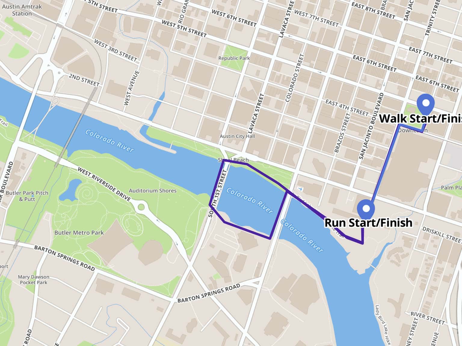 Pra Austin Austin 5k for PRA by Ackerleyl · MapHub