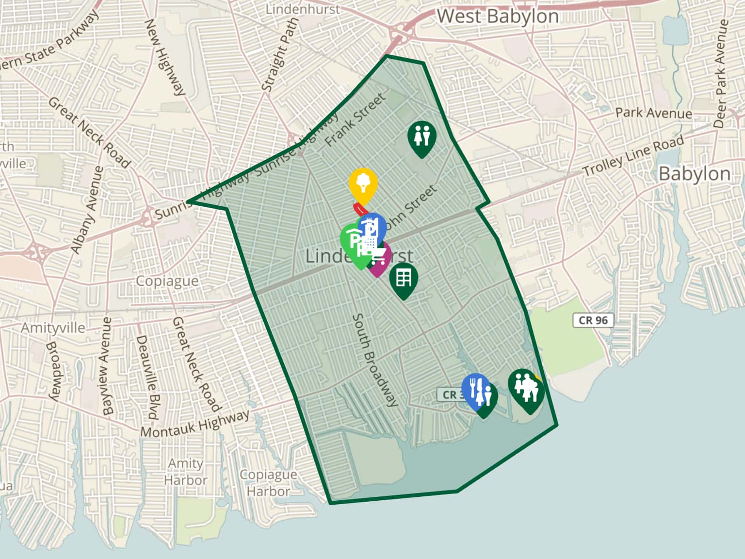 Lindenhurst by LindyWebDesign · MapHub