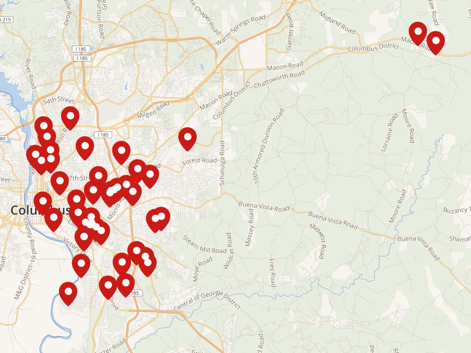 Columbus Homicides In 2020 By Alexanderjones · MapHub