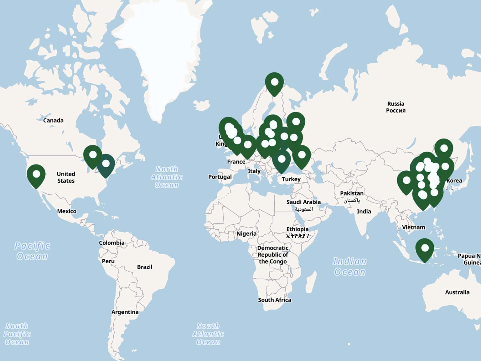 SSEES World Map by ssees · MapHub