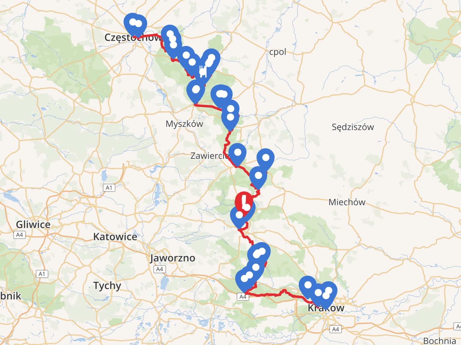 Szlak Orlich Gniazd By PolandOnBike MapHub szlak-orlich-gniazd-by-polandonbike-maphub