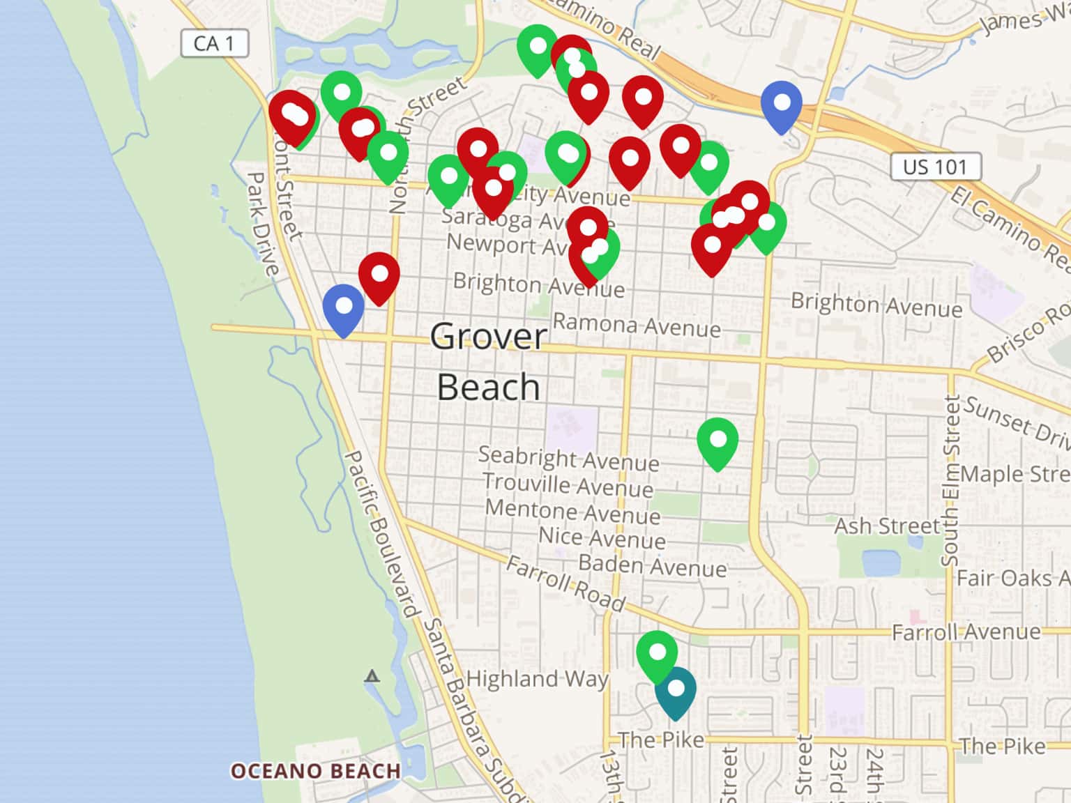 2021 Grover Beach Holiday of Lights by CityofGroverBeach · MapHub