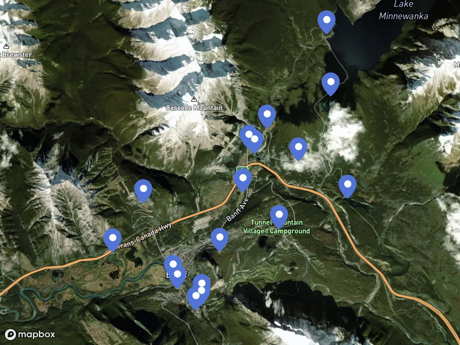 Banff Locations by emiliaschmidt · MapHub