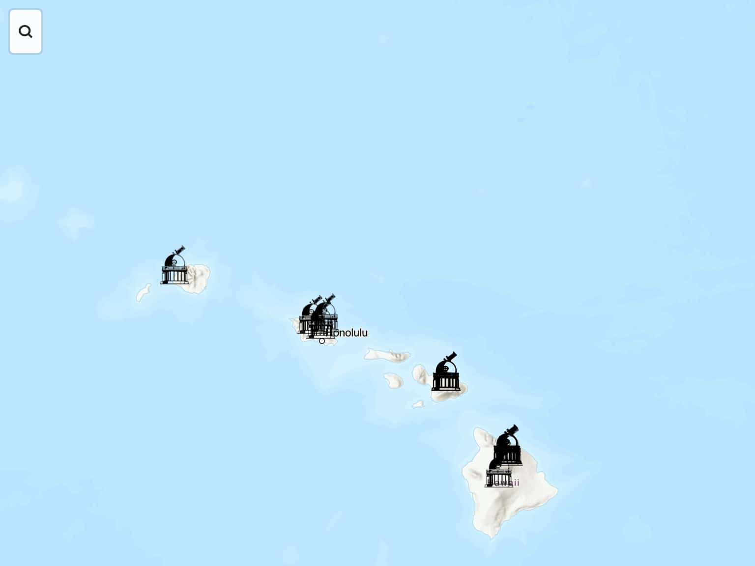 Hawaii Observatories by · MapHub