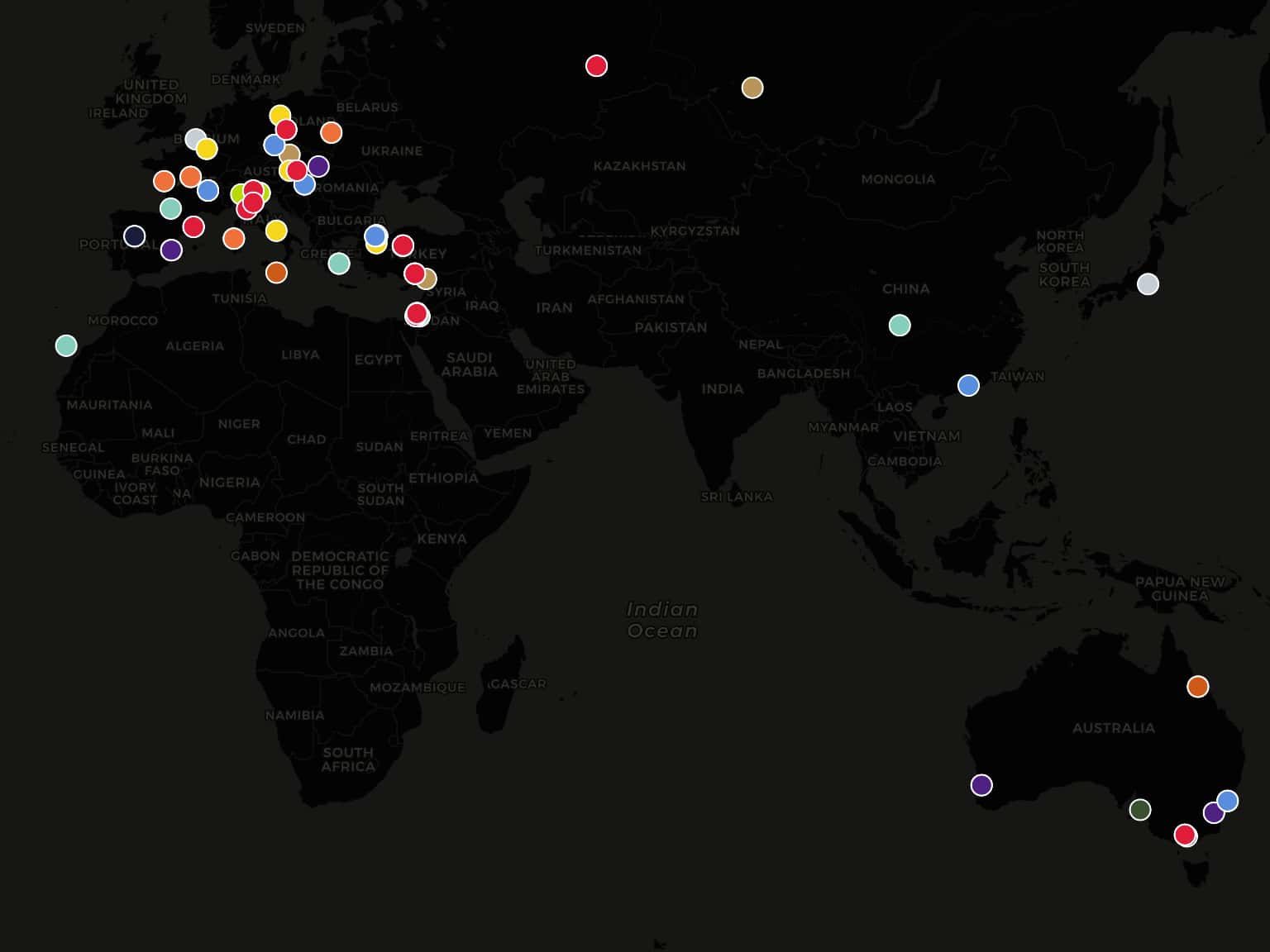 Wnba Realignment Map WNBA Overseas Tracker 2022 by ddouglasgoody · MapHub