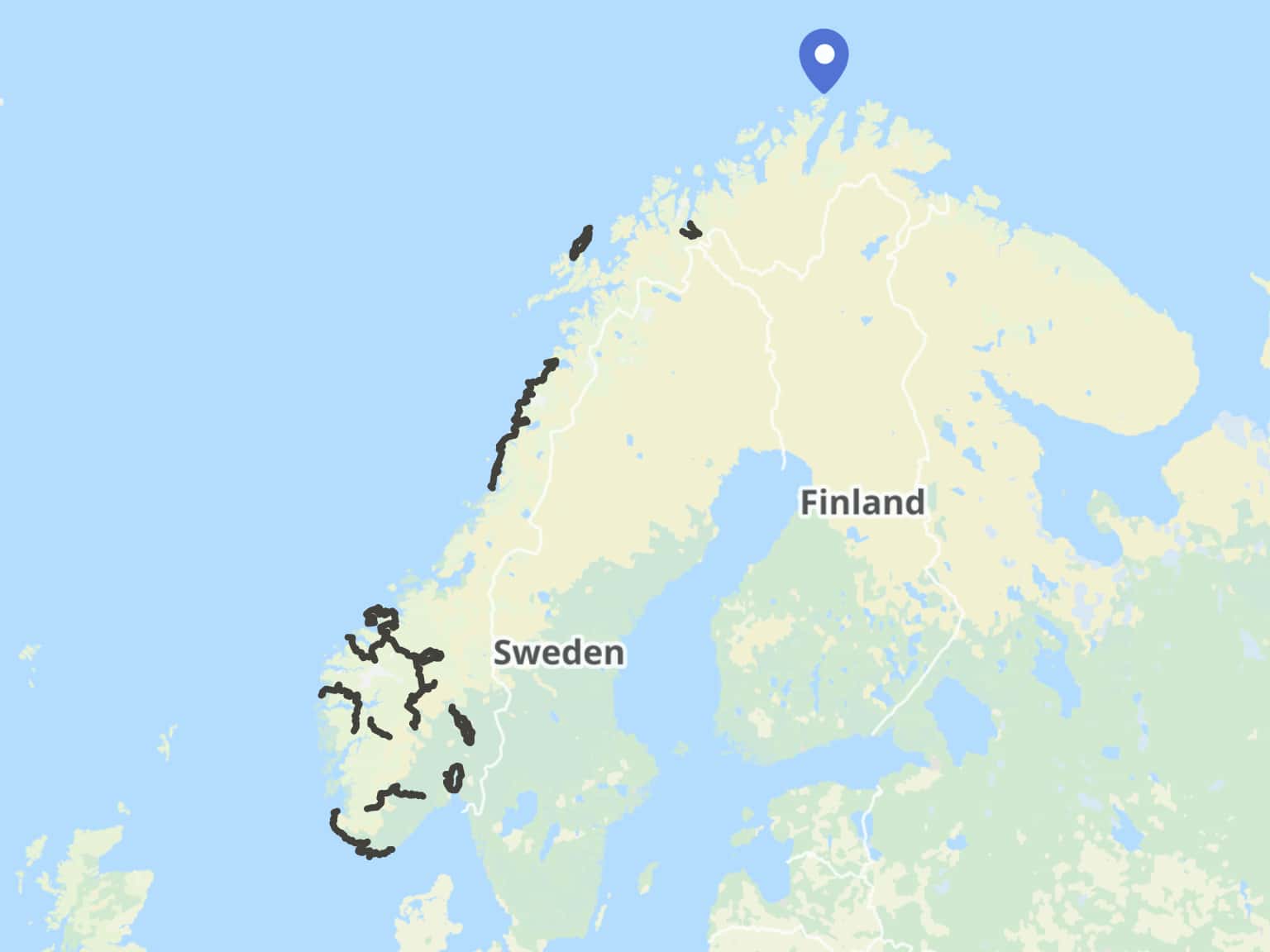 Norway - National Cycling Routes by weonbikes · MapHub