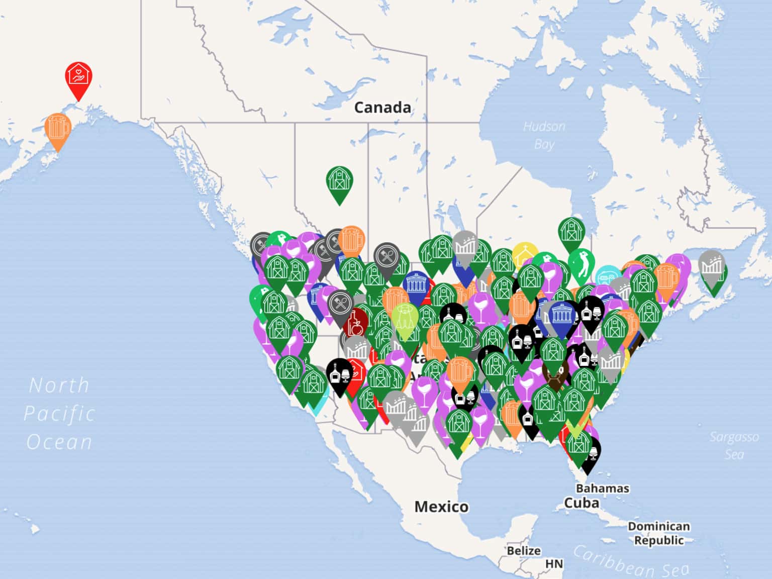 RV Overnights Host Map Preview by robrvo · MapHub