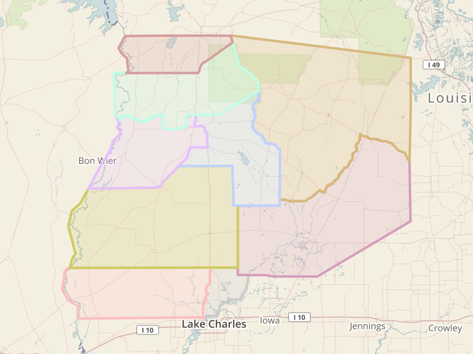 District Map — Beauregard Electric Cooperative, Inc. by nrobertsonpwd